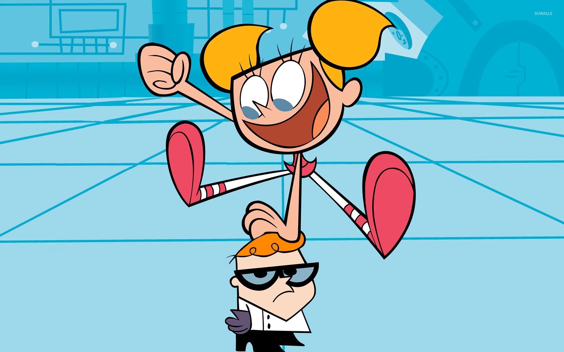 Dee Dee on Dexter's head - Dexter's Laboratory wallpaper - Cartoon  wallpapers - #49308