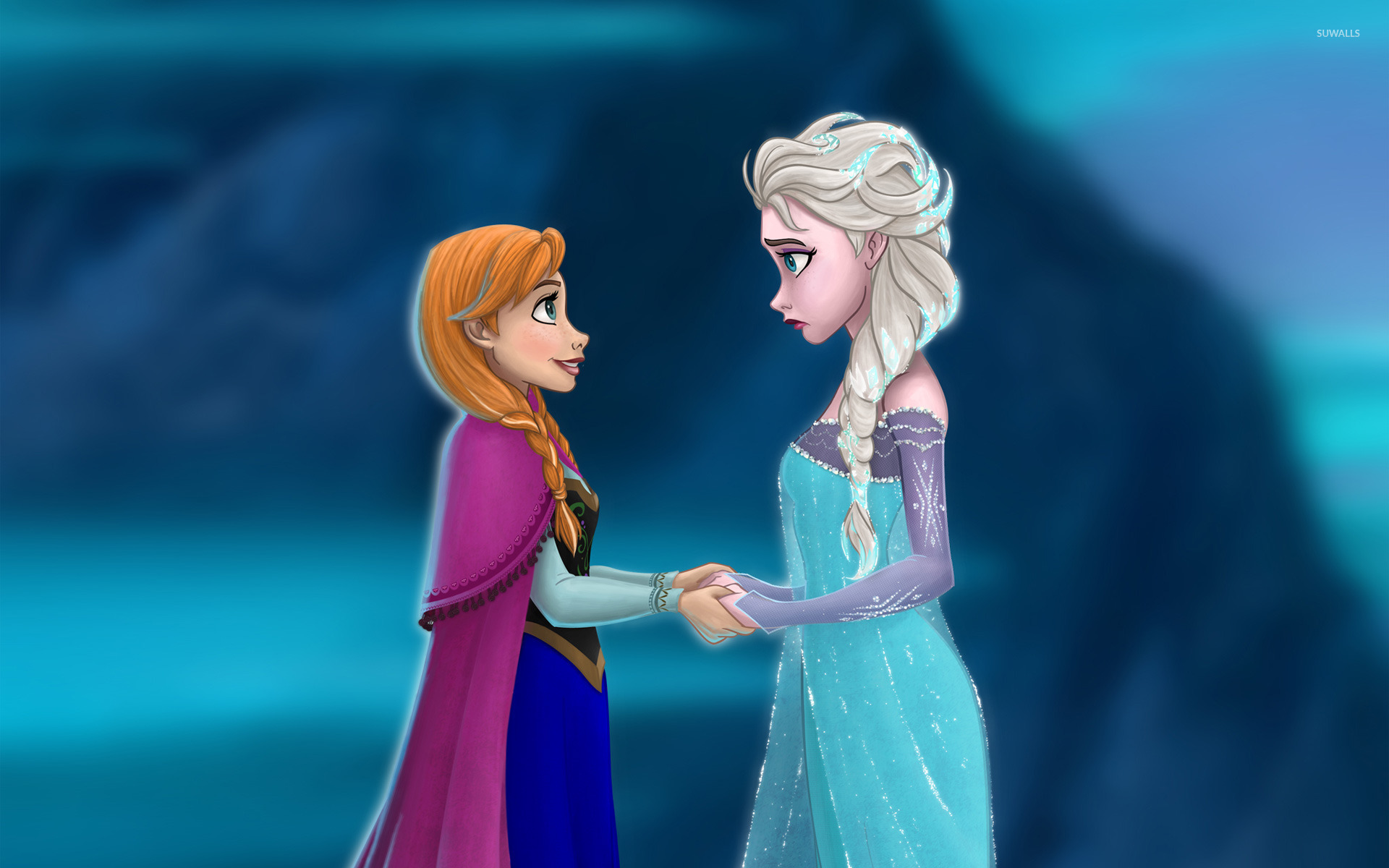 Elsa and Anna - Frozen [2] wallpaper - Cartoon wallpapers - #25437