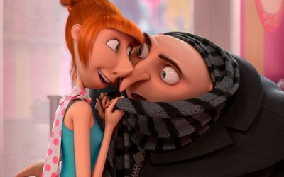 Gru and Lucy - Despicable Me 2 wallpaper