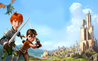 Justin and Talia - Justin and the Knights of Valour wallpaper 2560x1600 jpg