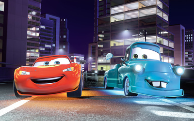 Lightning McQueen and Mater - Cars wallpaper