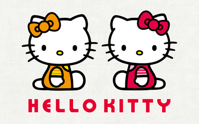 Mimmy White and Kitty White - Hello Kitty wallpaper