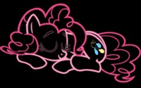 Neon Pinkie Pie sleeping - My Little Pony wallpaper 1920x1080 jpg
