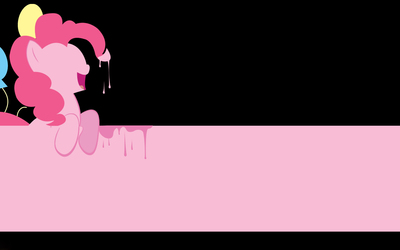 Pink paint dripping from Pinkie Pie's hair - My Little Pony wallpaper