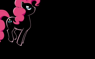 Pinkie Pie floating - My Little Pony wallpaper