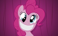 Pinkie Pie smiling close-up - My Little Pony wallpaper 1920x1080 jpg