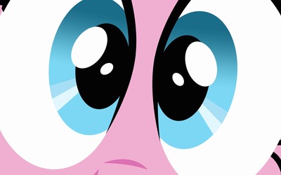 Pinkie Pie's sad eyes - My Little Pony wallpaper