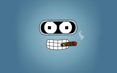 Smoking Bender wallpaper