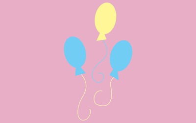 The balloons of Pinkie Pie - My Little Pony wallpaper