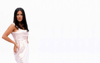 Salma Hayek with white dress wallpaper 1920x1080 jpg