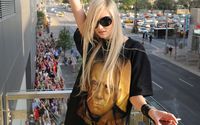 Taylor Momsen on the balcony wallpaper 2560x1600 jpg