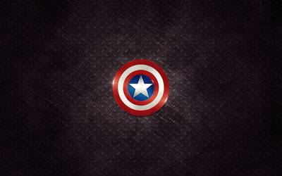 Captain America logo wallpaper