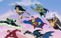 DC Comics characters wallpaper 1920x1200 jpg