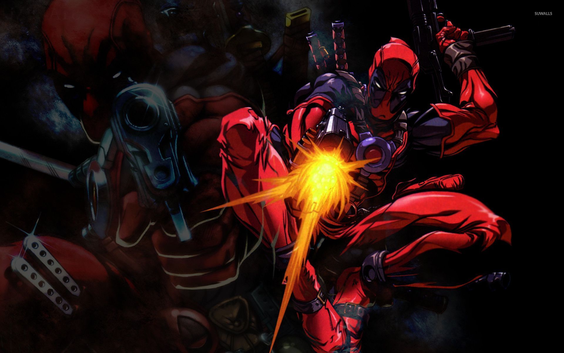 Download Merc With A Mouth Comic Deadpool Wallpaper