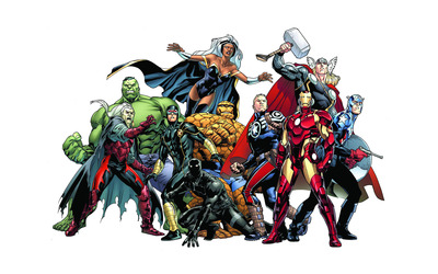 Marvel characters wallpaper