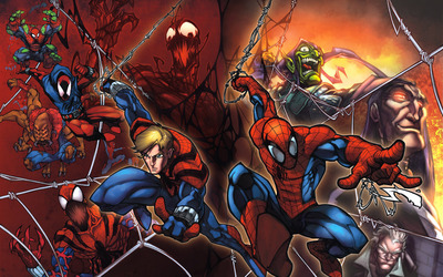 Spider-Man clones wallpaper