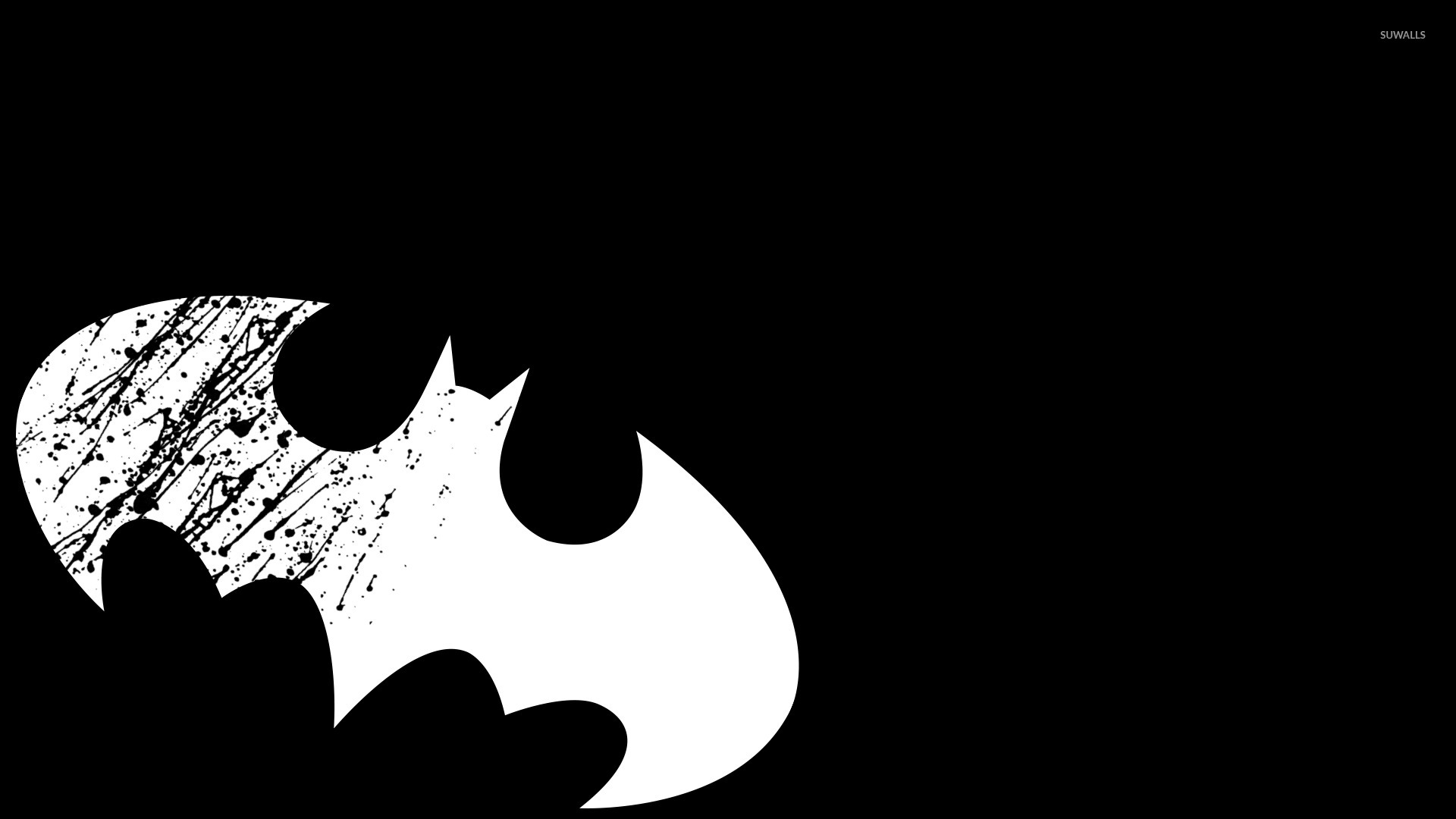 White Batman logo wallpaper - Comic wallpapers - #50045