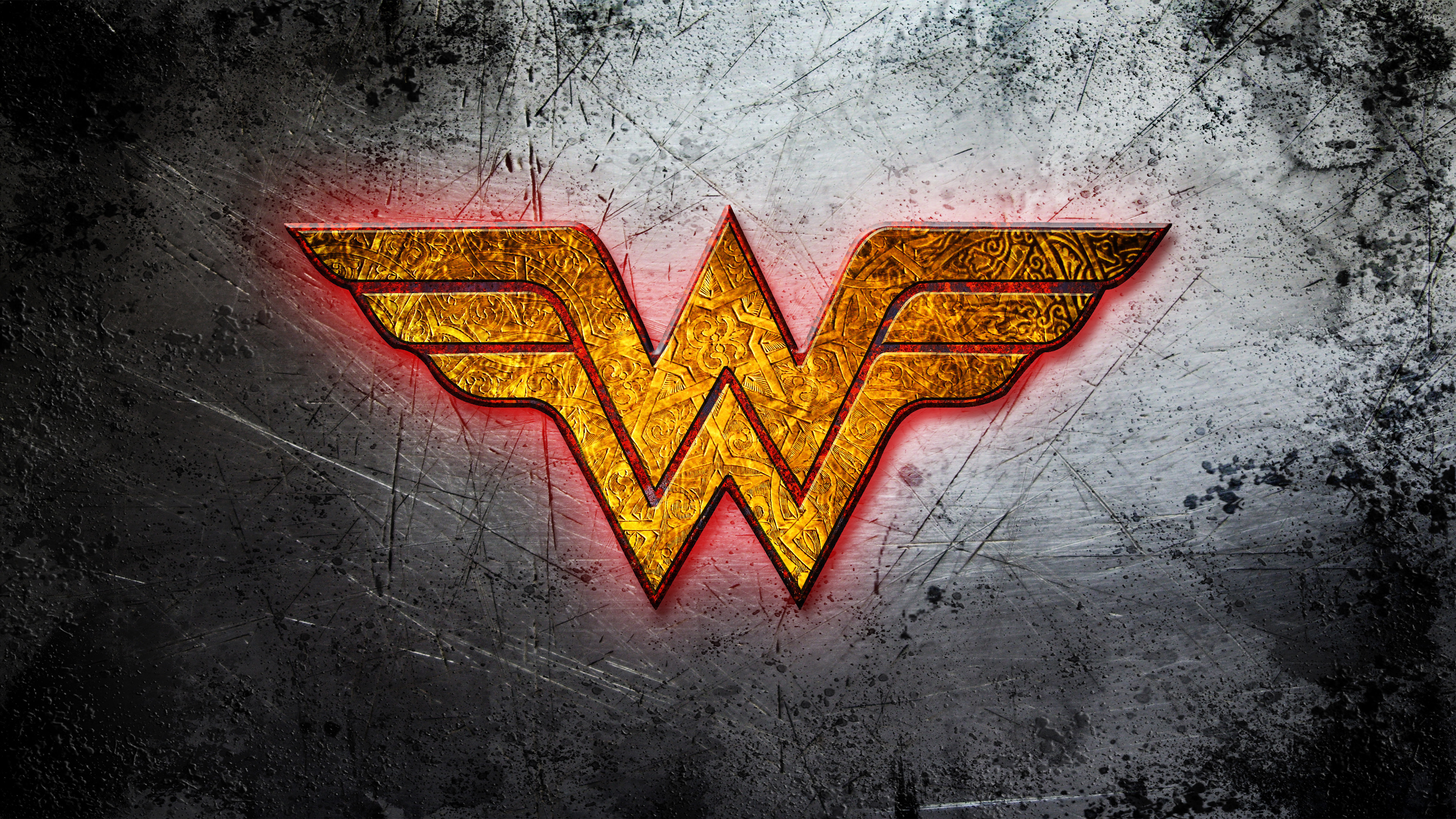 Wonder Woman Golden Logo Wallpaper Comic Wallpapers 50697