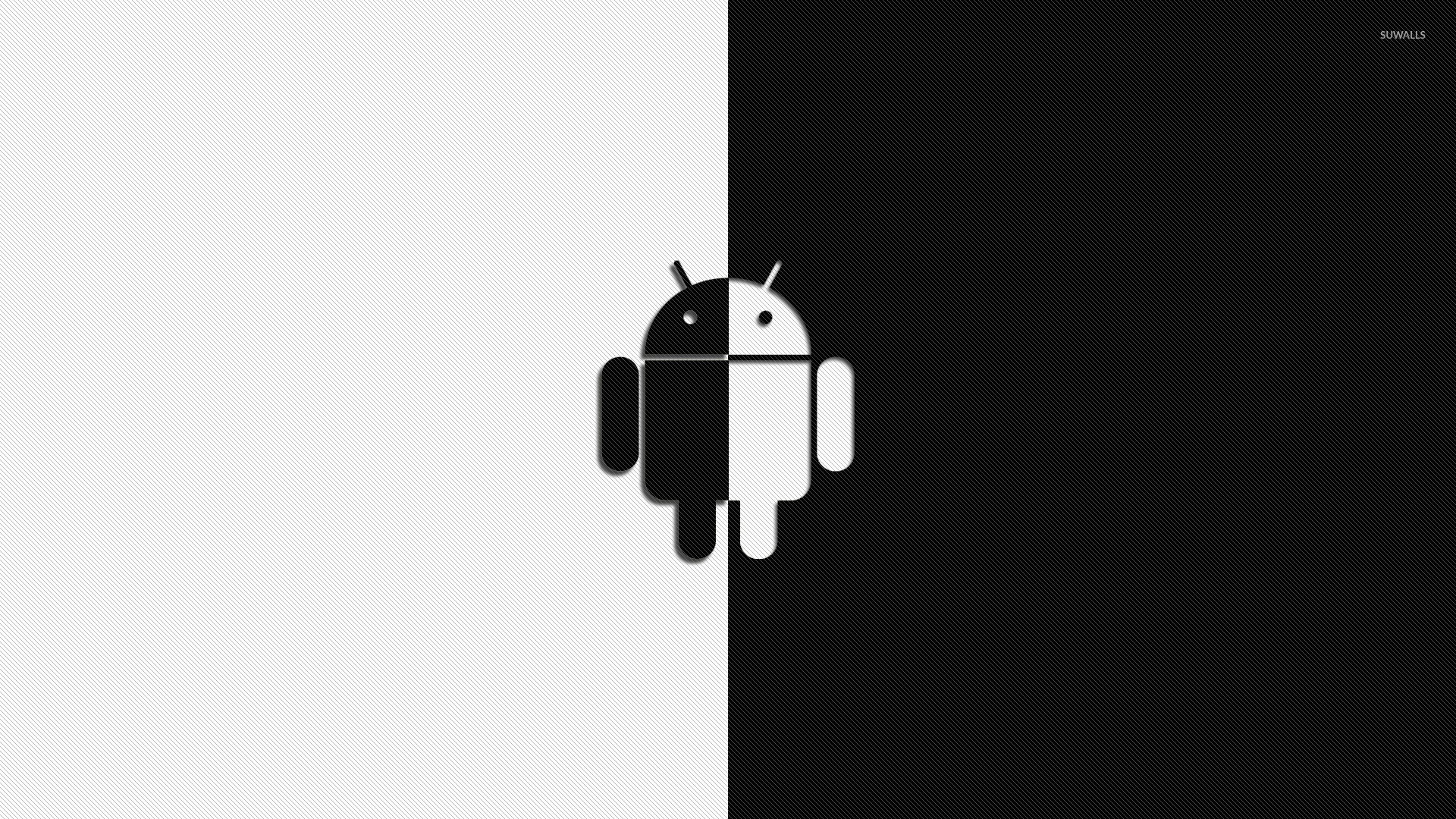 Black and white Android wallpaper  Computer wallpapers  19373