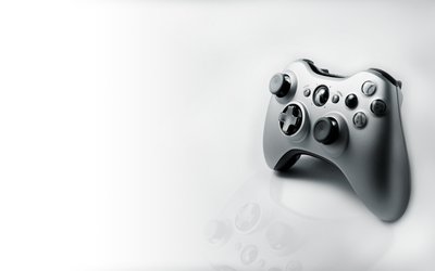 Black game controller Wallpaper