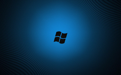 Black Windows logo wallpaper