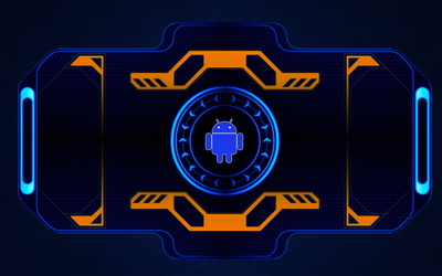 Blue Android [3] wallpaper