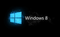 Blue smoky Windows 8 wallpaper 1920x1200 jpg