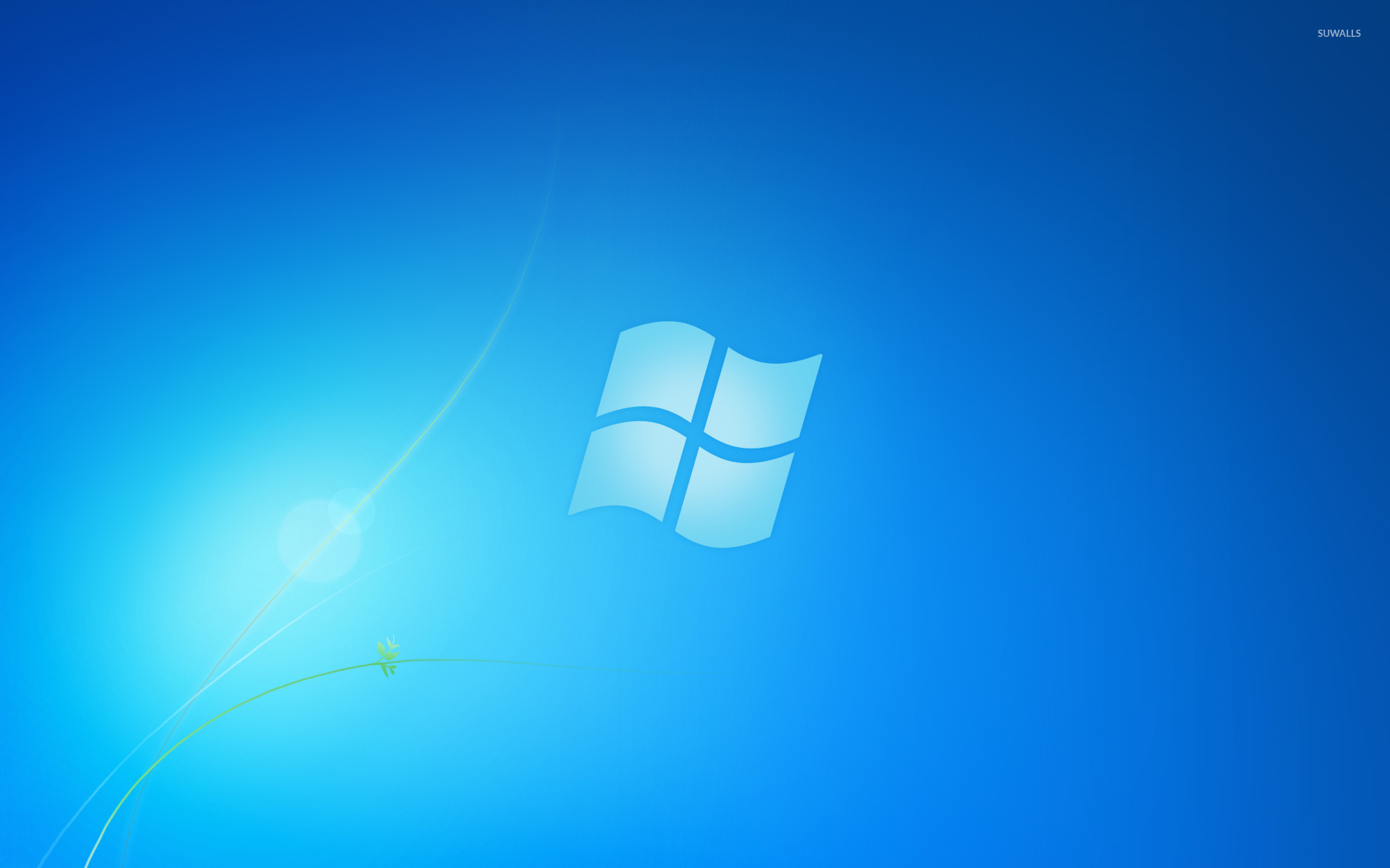 Blue Windows 7 Logo Wallpaper Computer Wallpapers