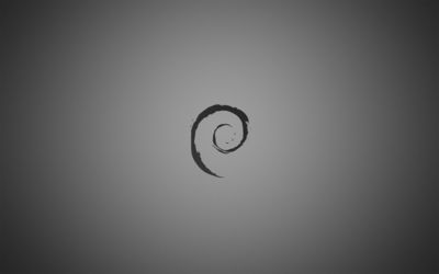 Debian logo wallpaper