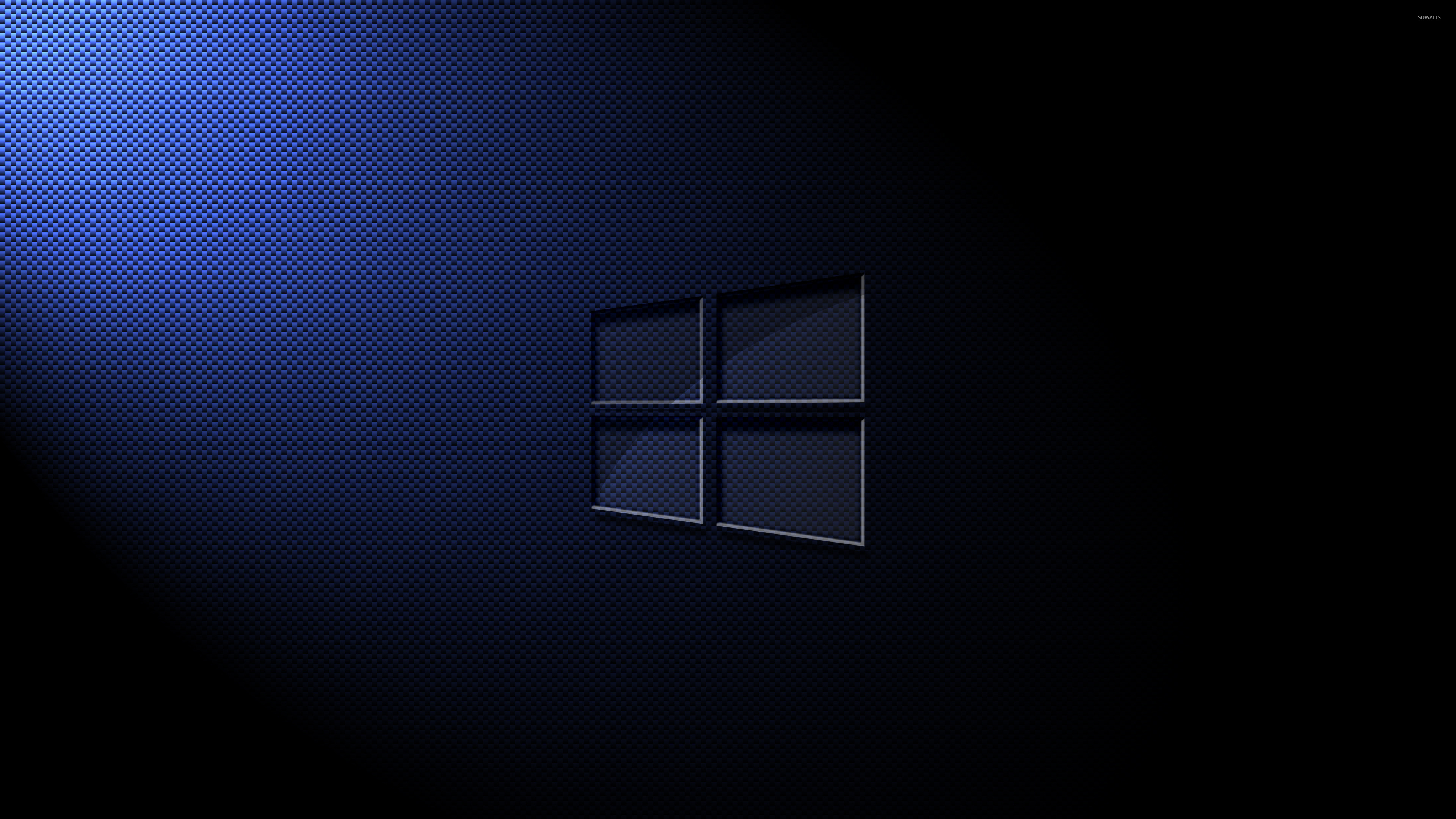 Glass Windows 10 on carbon fiber wallpaper - Computer wallpapers - #46529
