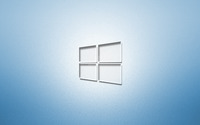 Glass Windows 10 on light blue wallpaper 3840x2160 jpg