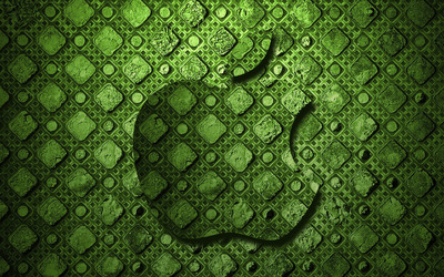 Green Apple logo wallpaper