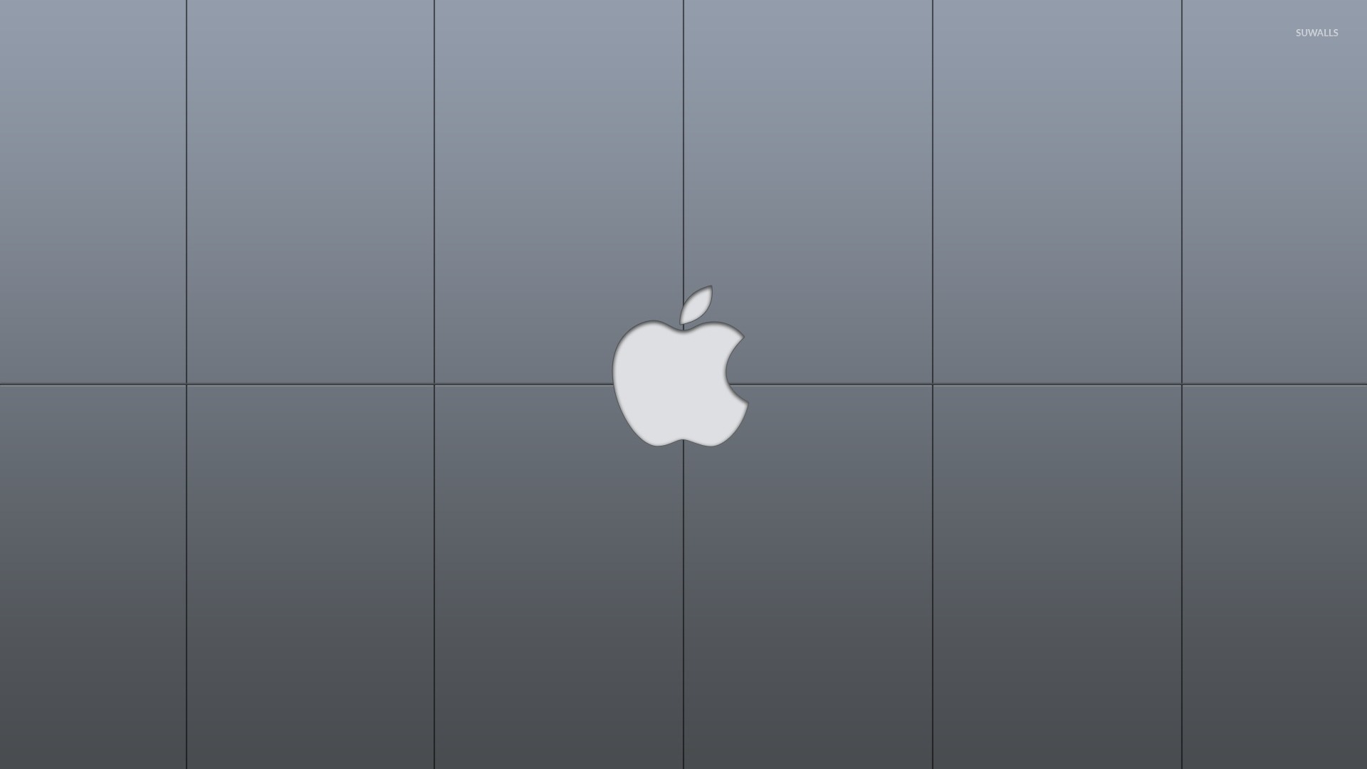 Light gray Apple logo wallpaper - Computer wallpapers - #53989