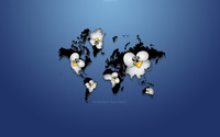 Linux all over the world wallpaper 2560x1600 jpg