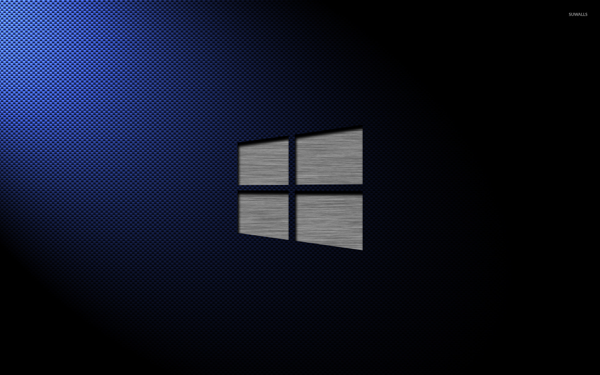 Metal Windows 10 on carbon fiber wallpaper - Computer wallpapers - #46609