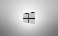 Metal Windows 10 on grainy gray wallpaper 3840x2160 jpg