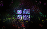 Windows 10 transparent logo on colorful hexagons wallpaper 2560x1600 jpg