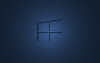 Windows 10 transparent logo on blue stripes wallpaper 2880x1800 jpg
