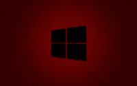 Windows 10 black logo on red wallpaper 2880x1800 jpg