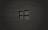 Windows 10 transparent logo on black fabric wallpaper 1920x1200 jpg