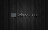 Windows 10 transparent text logo on dark wood wallpaper 1920x1200 jpg