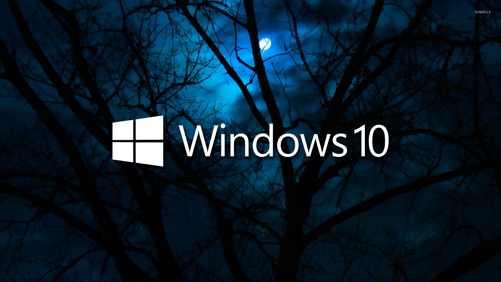 Windows 10 in the cloudy night [4] wallpaper - Computer wallpapers - #48157