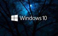 Windows 10 in the cloudy night [4] wallpaper 1920x1080 jpg