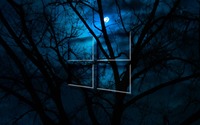 Windows 10 in the cloudy night wallpaper 1920x1080 jpg