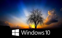 Windows 10 in the twilight [4] wallpaper 1920x1080 jpg