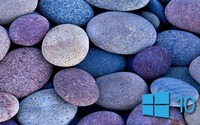 Windows 10 on blue rocks [3] wallpaper 1920x1080 jpg