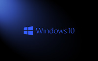 Windows 10 blue text logo on carbon fiber wallpaper 3840x2160 jpg