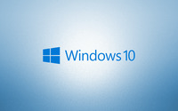 Windows 10 blue text logoon light blue wallpaper 3840x2160 jpg