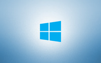 Windows 10 on light blue simple blue logo wallpaper 3840x2160 jpg