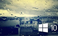 Windows 10 on the rainy window [4] wallpaper 1920x1080 jpg